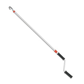 CAREFREE front view of telescoping handle showing fit and sturdy grip benefit