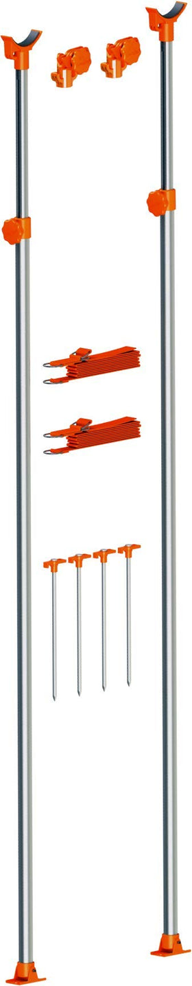 CAREFREE front view of kit in bag showing compact portability and organized storage