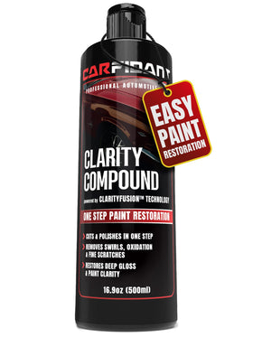 Carfidant bottle front view showing product and easy identification benefit