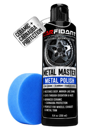 Carfidant front packaging showing kit and glossy results