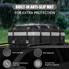 Carforu waterproof zipper close-up protecting luggage from rain