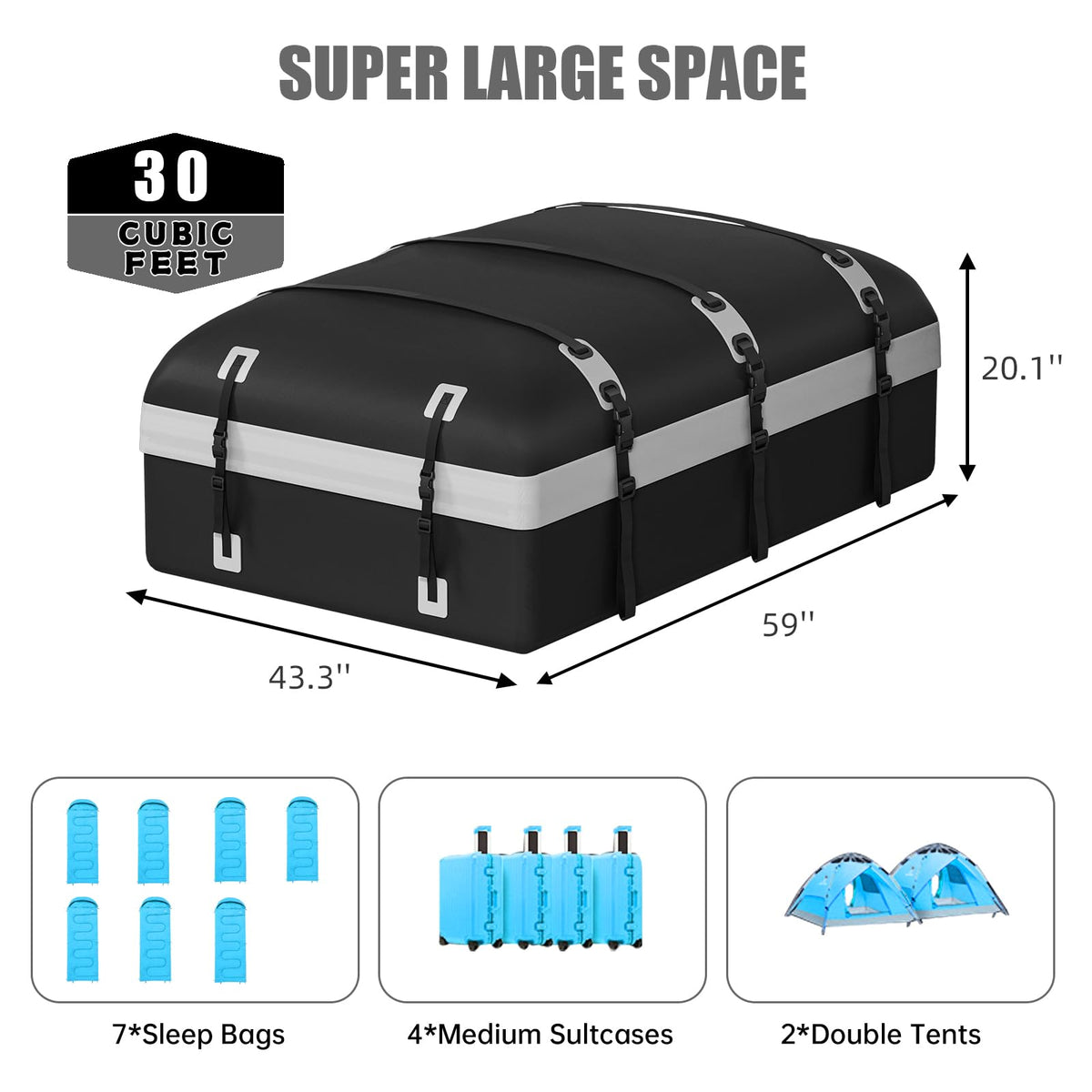 Carforu folded into storage bag saves garage space when not in use