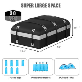 Carforu folded into storage bag saves garage space when not in use