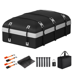 Carforu front view of roof bag showing slim profile and capacity benefit