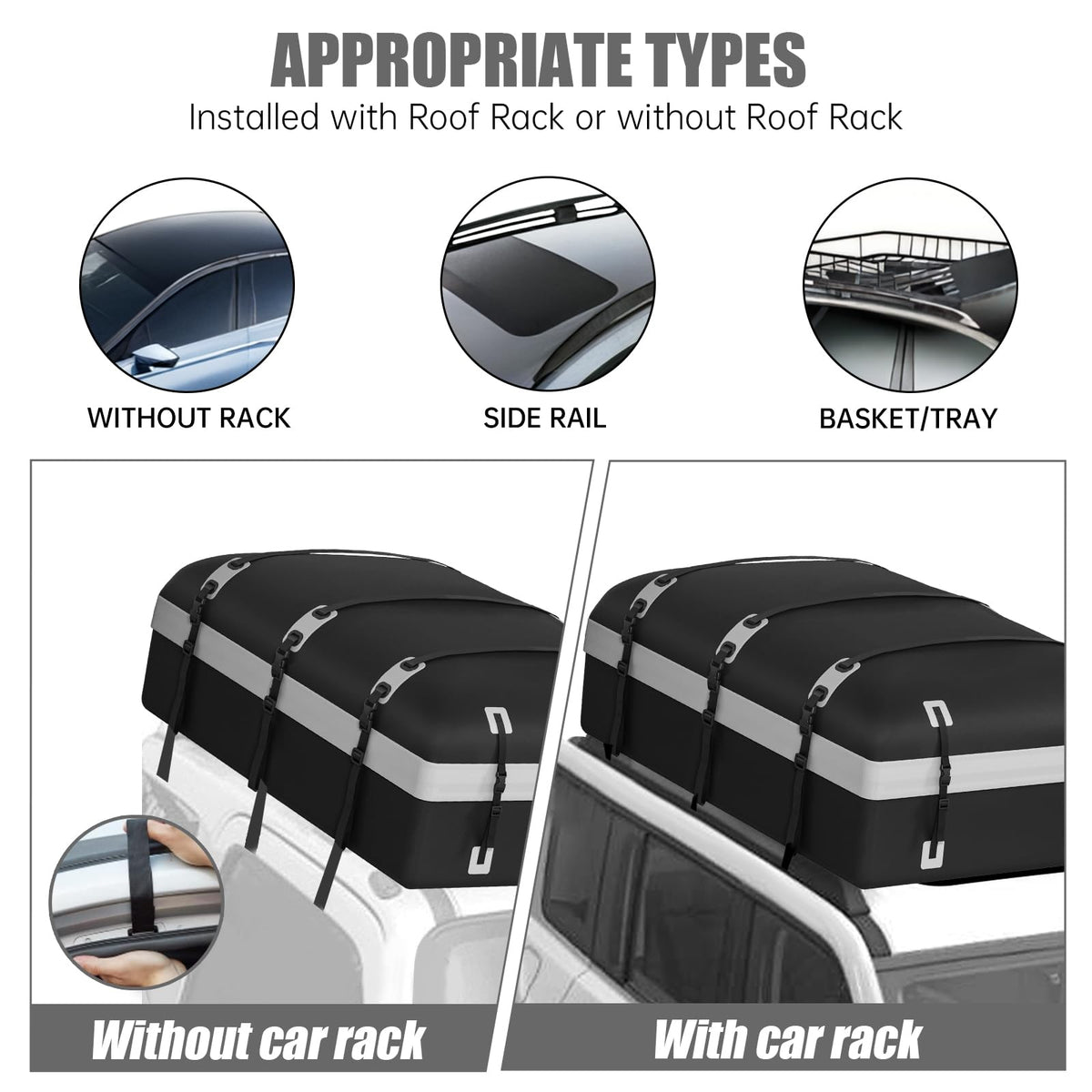 Carforu mounted on SUV side profile demonstrating stable travel benefit