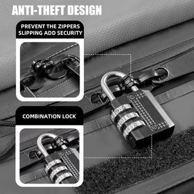 Carforu reinforced straps and door hooks ready for secure installation