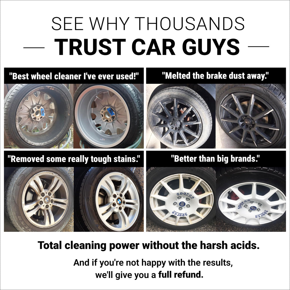 CarGuys cleaning whitewall tire showing bright restored appearance