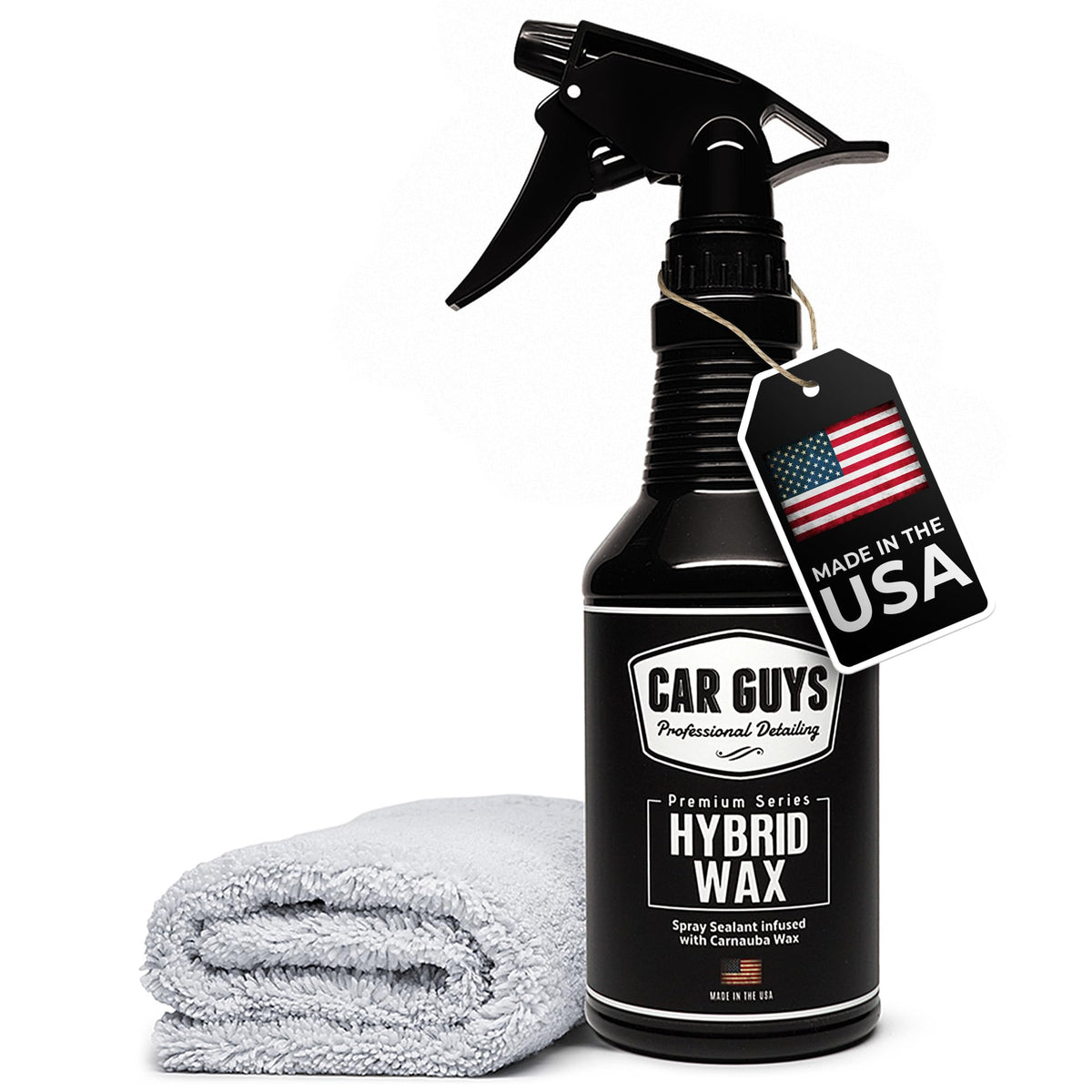 CarGuys bottle front packaging showing label and kit benefits