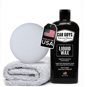 CarGuys front bottle shot showing label and 8 oz kit for clear product identification and trust