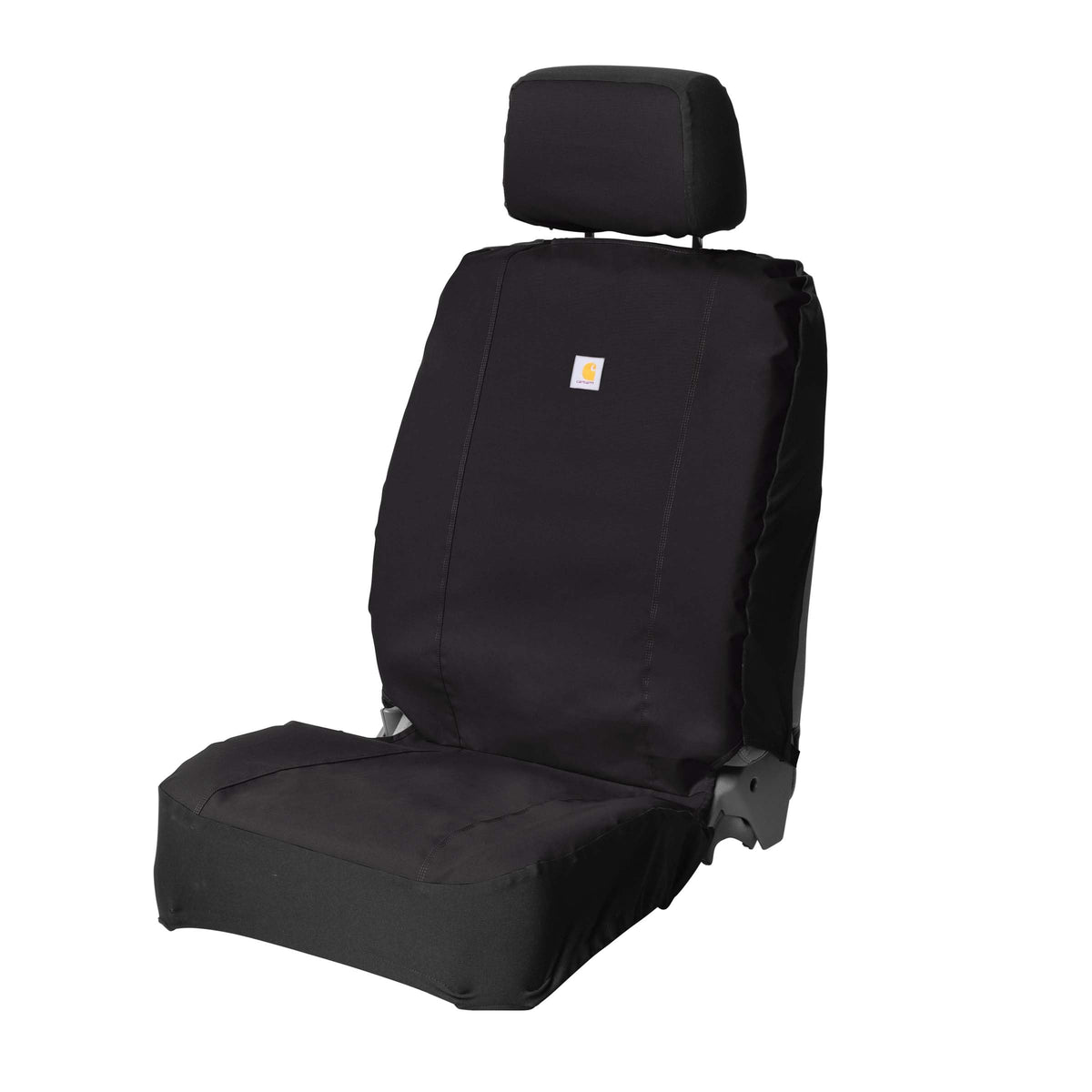 Carhartt front seat cover front view showing durable protection and easy fit