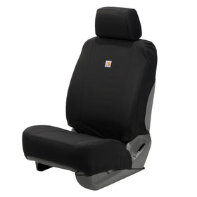Carhartt front seat cover full view showing complete protection and rugged look
