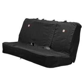 Carhartt front view bench seat cover protecting seat from wear
