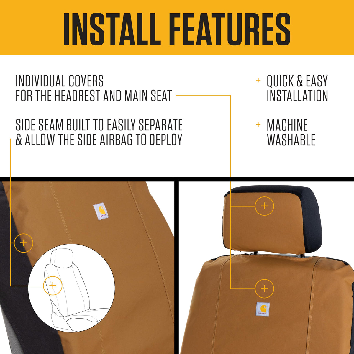 Carhartt close-up of 700-denier CORDURA nylon shows durable texture