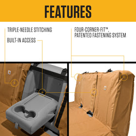 Carhartt cover installed in truck demonstrating secure fit and easy access benefit