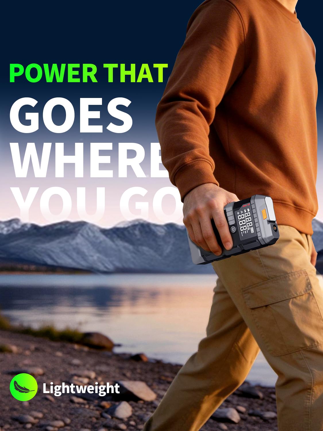 carhelper CYD21 power bank ports with PD45W charging to quickly charge devices