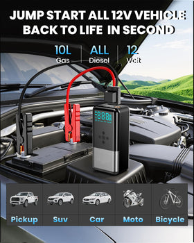 carhelper LED flashlight and buttons providing bright emergency light