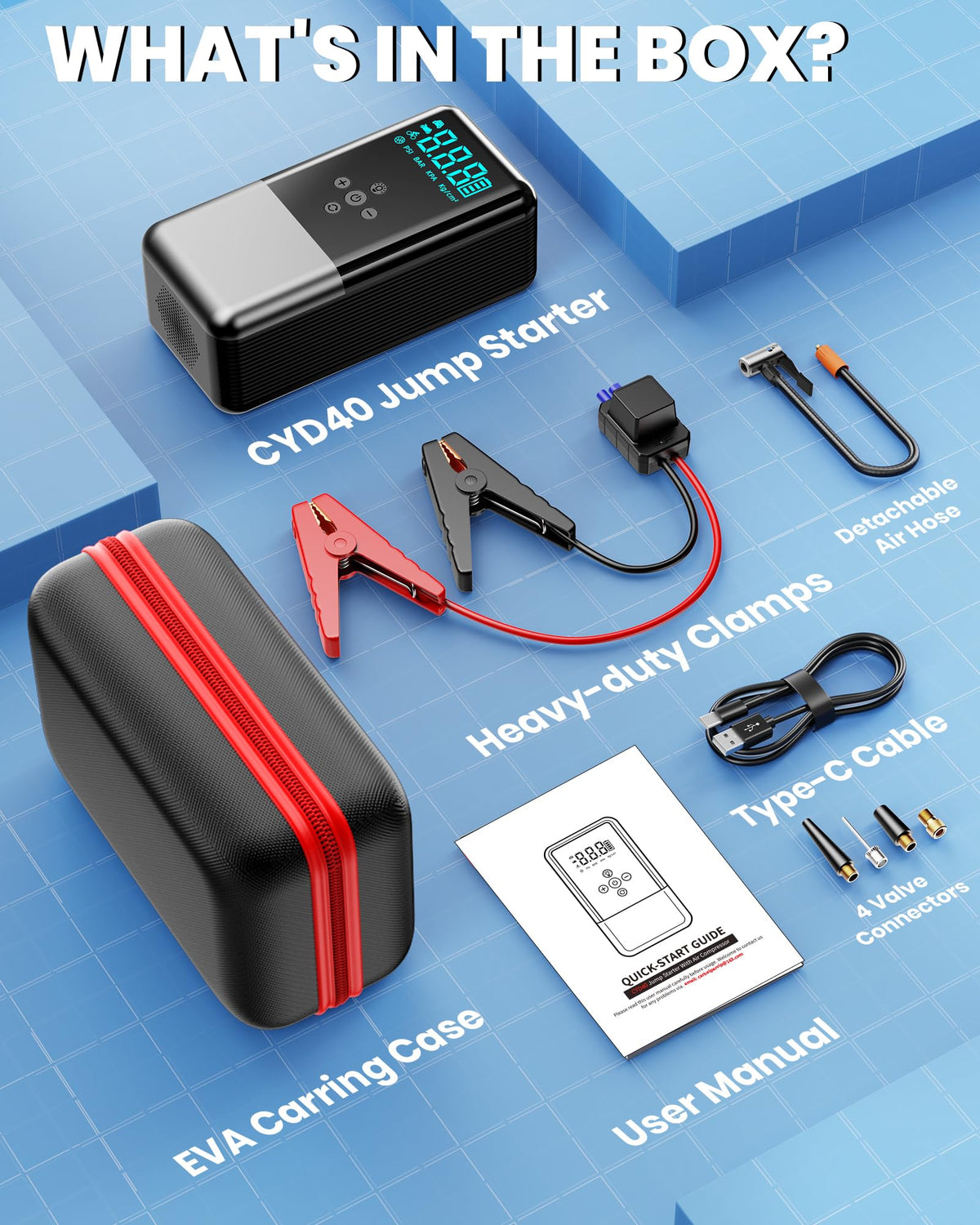 carhelper held in hands to show portable size and easy handling