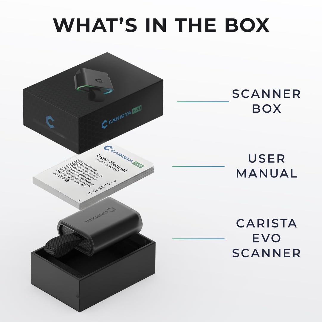 Carista app showing a service reset performed with Carista EVO for routine maintenance