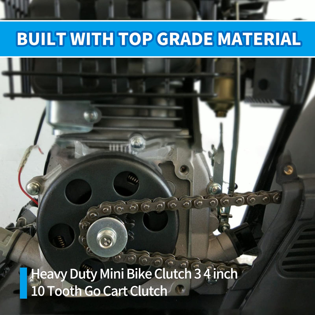 Carkio mounted on a crankshaft illustrating installation and engagement
