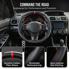 Carkooler red center mark detail for quick hand positioning benefit