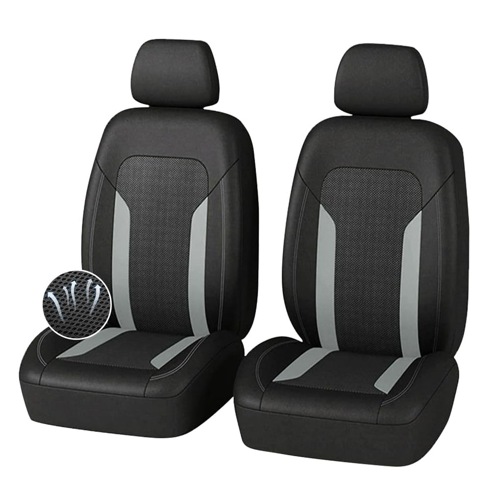 carleef front seat cover full view showing breathable design and protection
