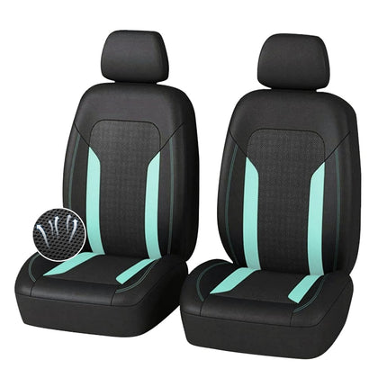 carleef front seat full view showing mint covers and cool airflow benefit