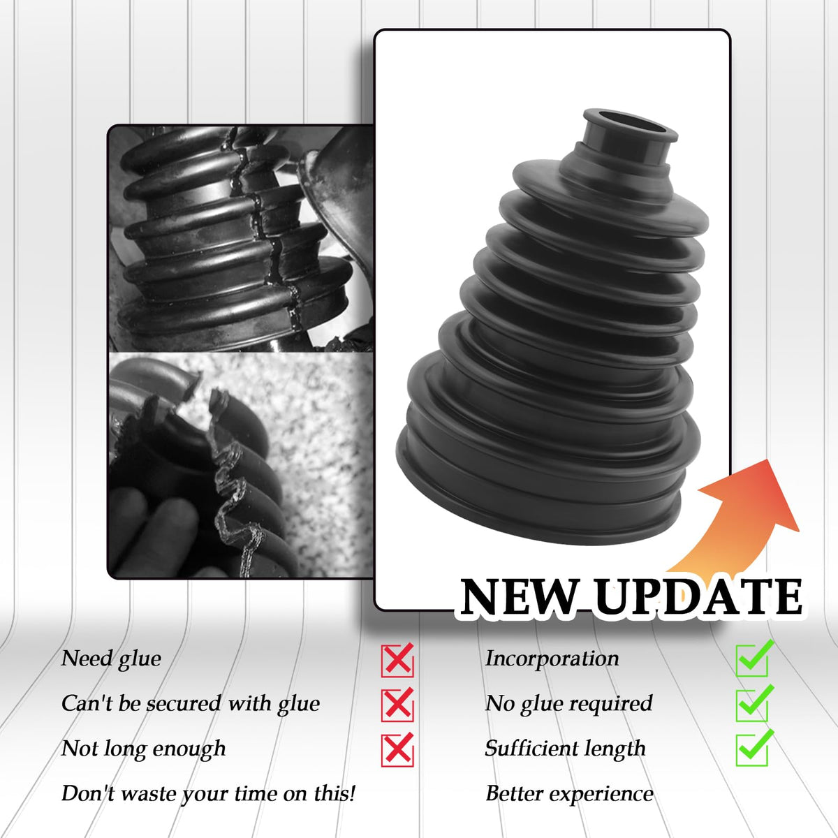 carleef size comparison with ruler illustrating boot dimensions and compatibility