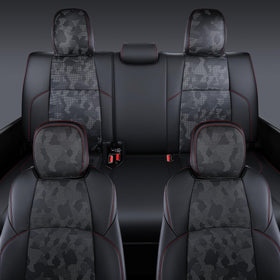 Carlimeki close-up faux leather texture highlighting waterproof durability