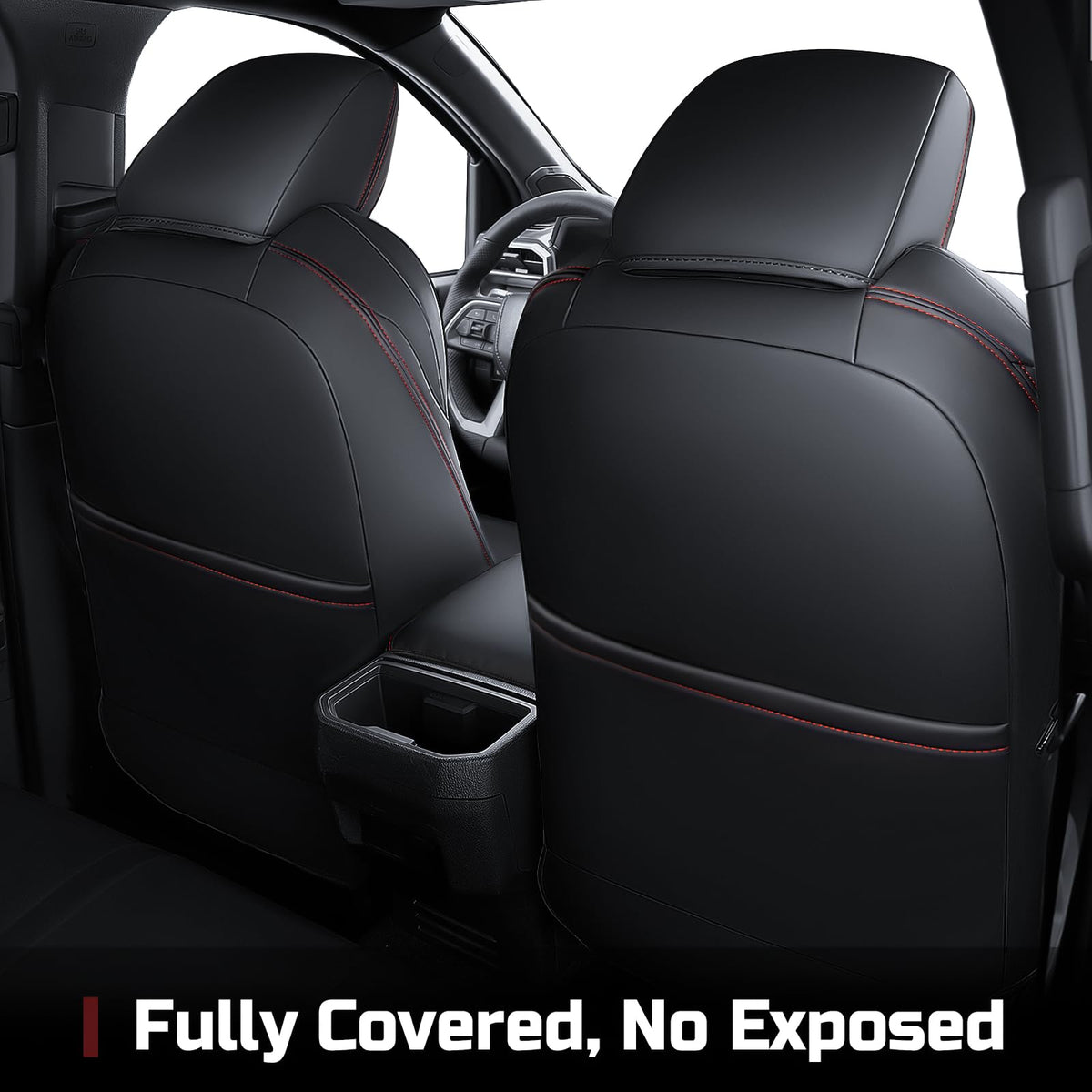 Carlimeki console armrest cover detail showing neat fit and protection