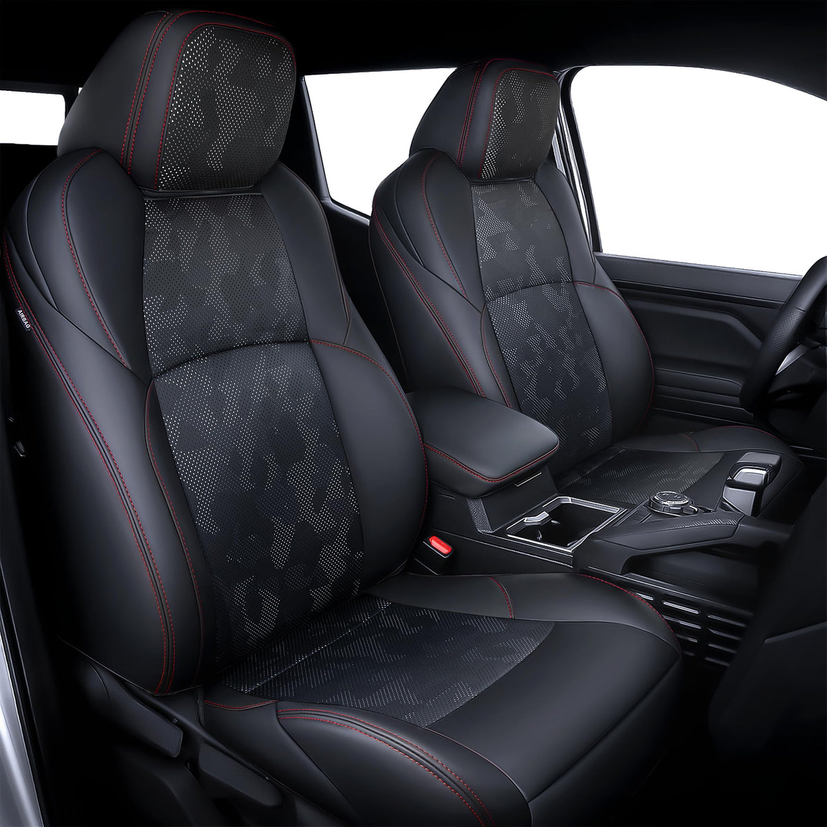 Carlimeki front seat full view showing tailored fit and upgraded look