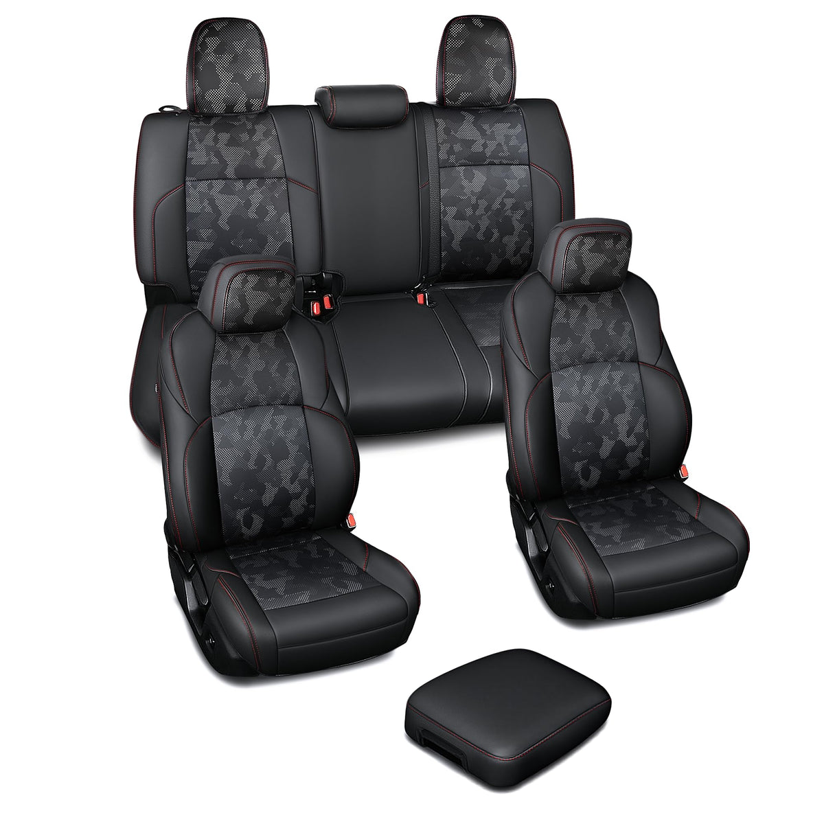 Carlimeki seat belt and airbag compatibility preserving safety features