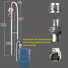 CARLKEMIAN close-up of composite pump core showing smooth rotation and reliable suction