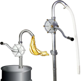 CARLKEMIAN front view of drum pump showing full unit and mounting, reliable transfer