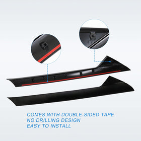 CARMOCAR trim with side tape detail showing pre-applied adhesive for easier fit