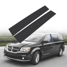 CARMOCAR front view of B-pillar trims shows gloss finish and precise fit