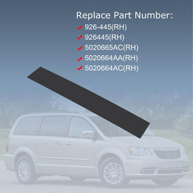 CARMOCAR adhesive tape detail on trim showing strong adhesion benefit