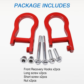 CARMOCAR tow hook on truck during recovery showing reliable pulling point benefit