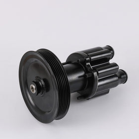 CARMOCAR pump mounted in boat engine bay demonstrating real-world fit and access