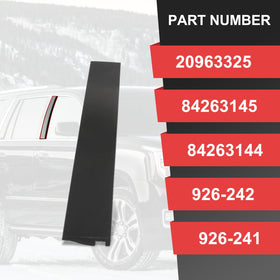 CARMOCAR molding beside ruler showing accurate size for easy verification