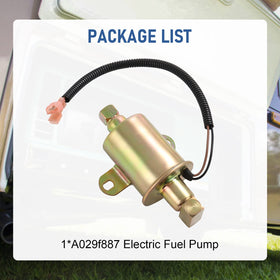 CARMOCAR fuel pump beside ruler showing dimensions for accurate size comparison