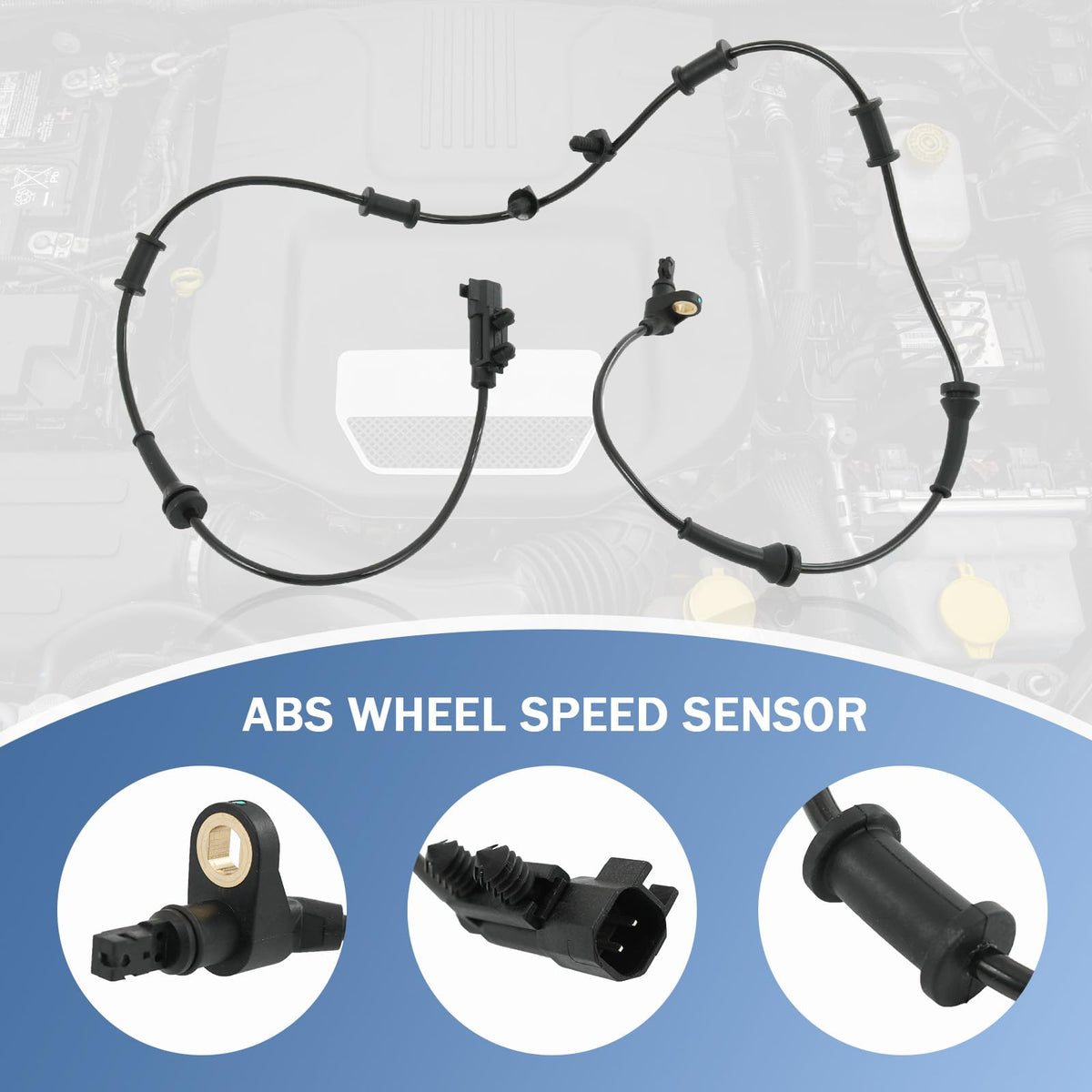 CARMOCAR sensor mounted on wheel hub illustrating correct placement and restored function
