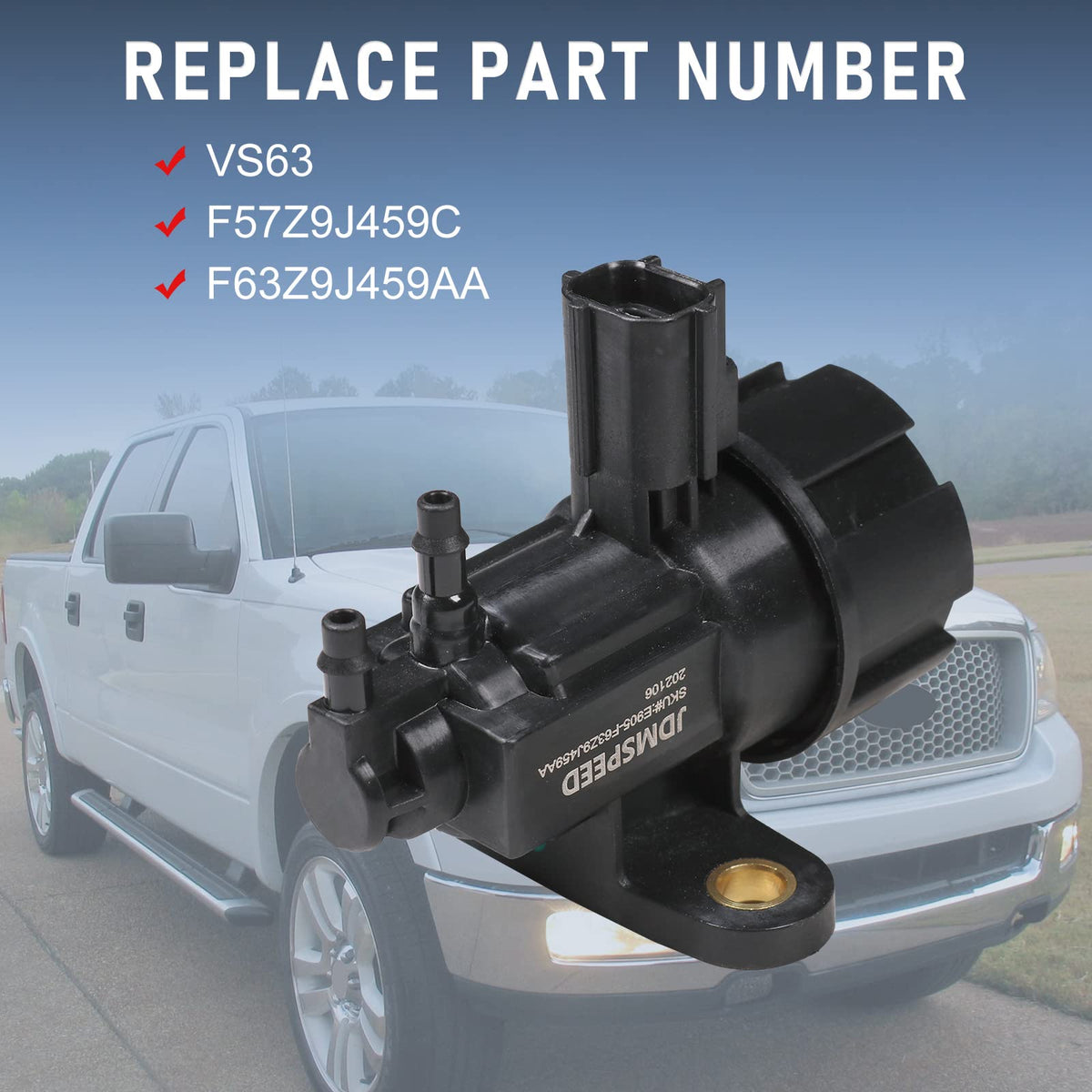 CARMOCAR VS63 vacuum ports close-up illustrating leak-free sealing