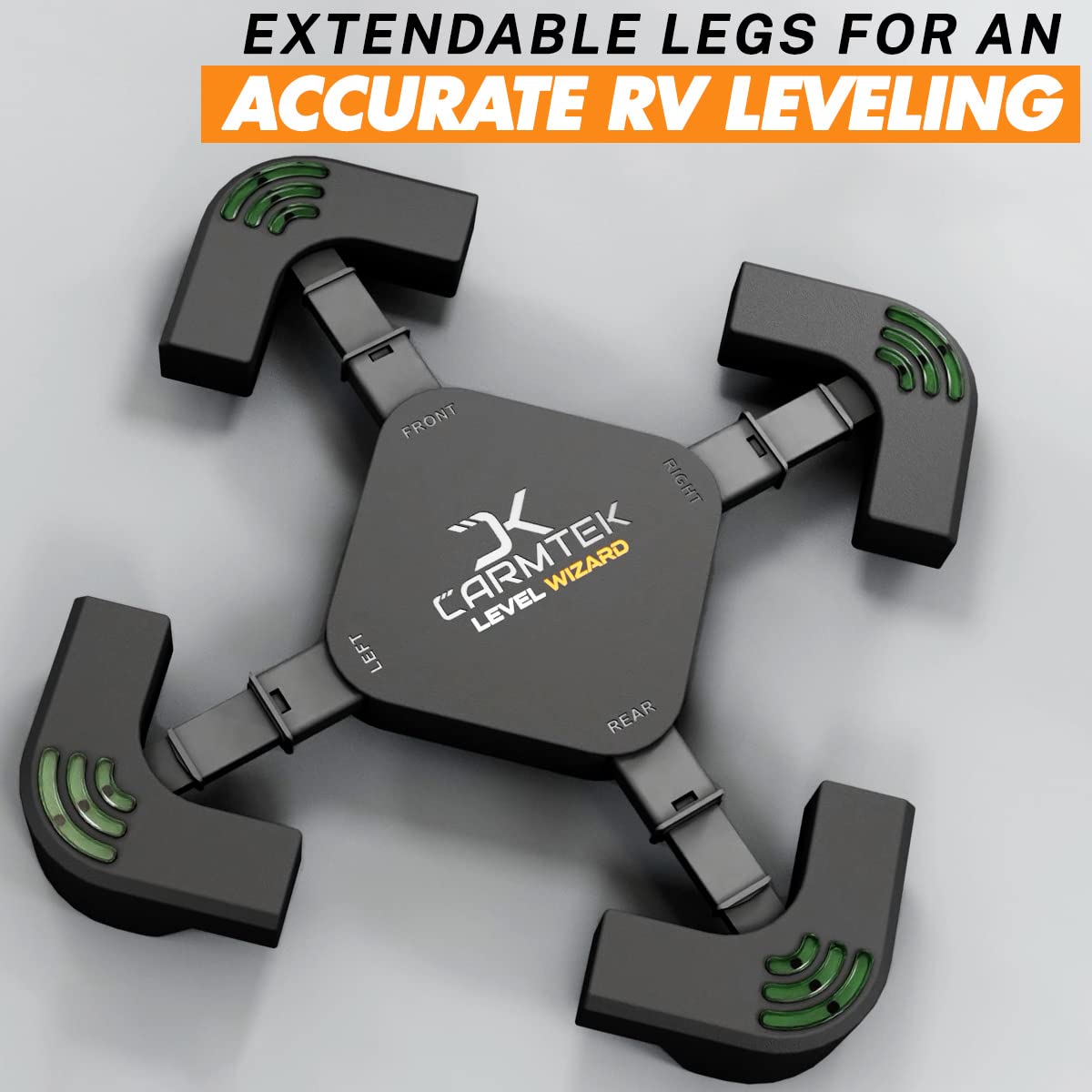 CARMTEK base with extended legs for improved accuracy