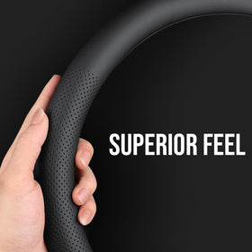 Carodi installed on steering wheel inside car preserving original feel benefit