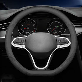 Carodi front view on D-shape wheel shows sleek style and improved grip