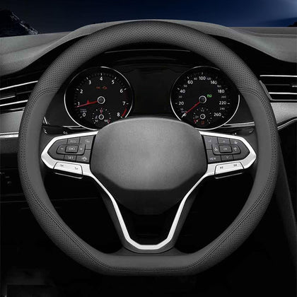 Carodi front view on D-shape wheel shows sleek style and improved grip