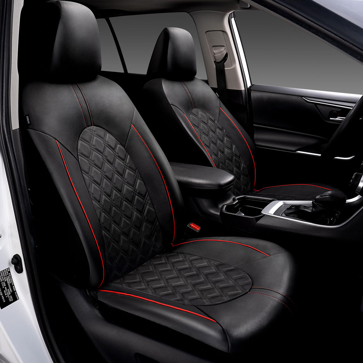 CAROMOP close-up of diamond PU texture showing durable luxury finish