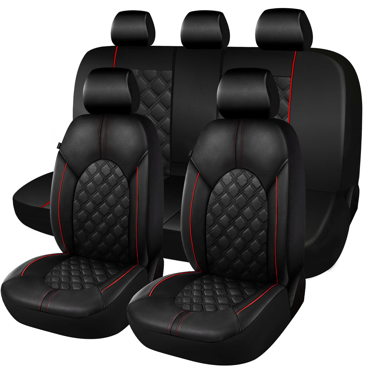 CAROMOP front seat full-set view showing refined look and protection