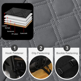CAROMOP seat covers installed in SUV lifestyle scene for polished interior