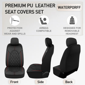 CAROMOP side seam detail demonstrating airbag compatibility and safety